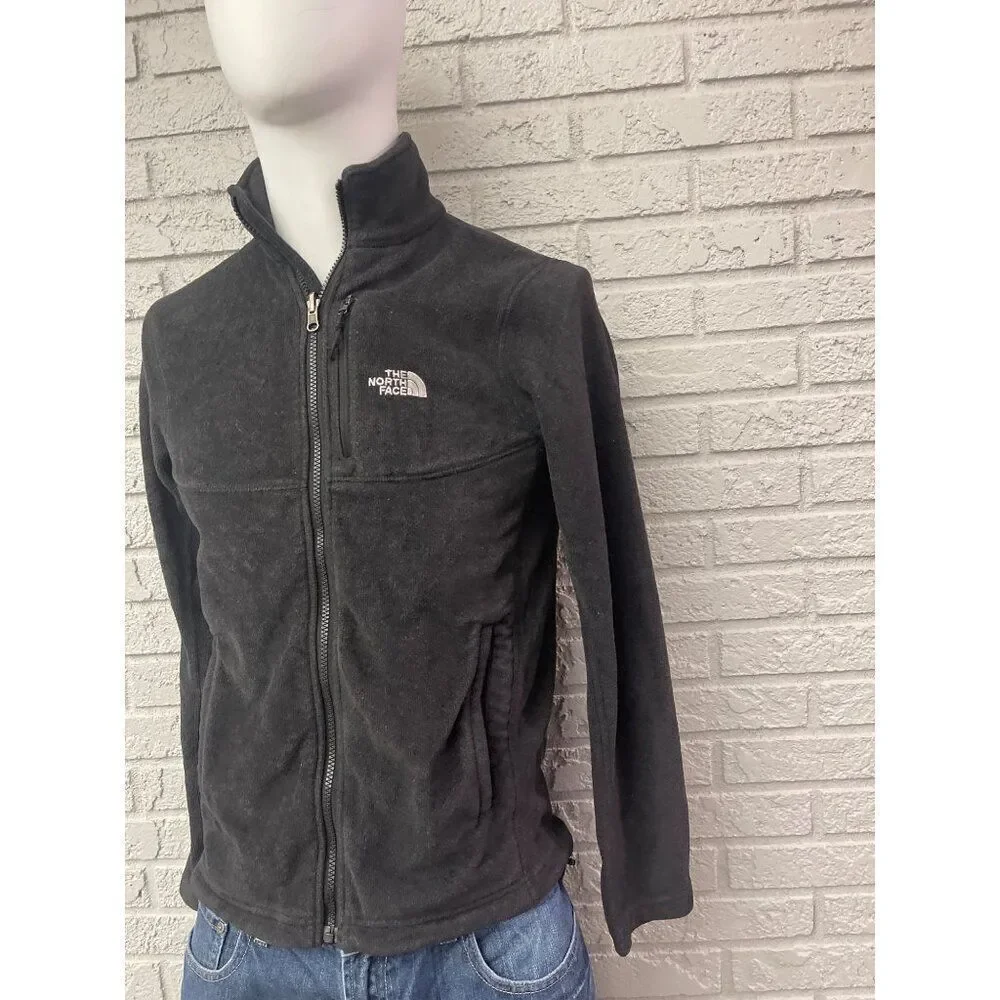 The North Face Men’s Black Full Zip Front Fleece Jacket Size S